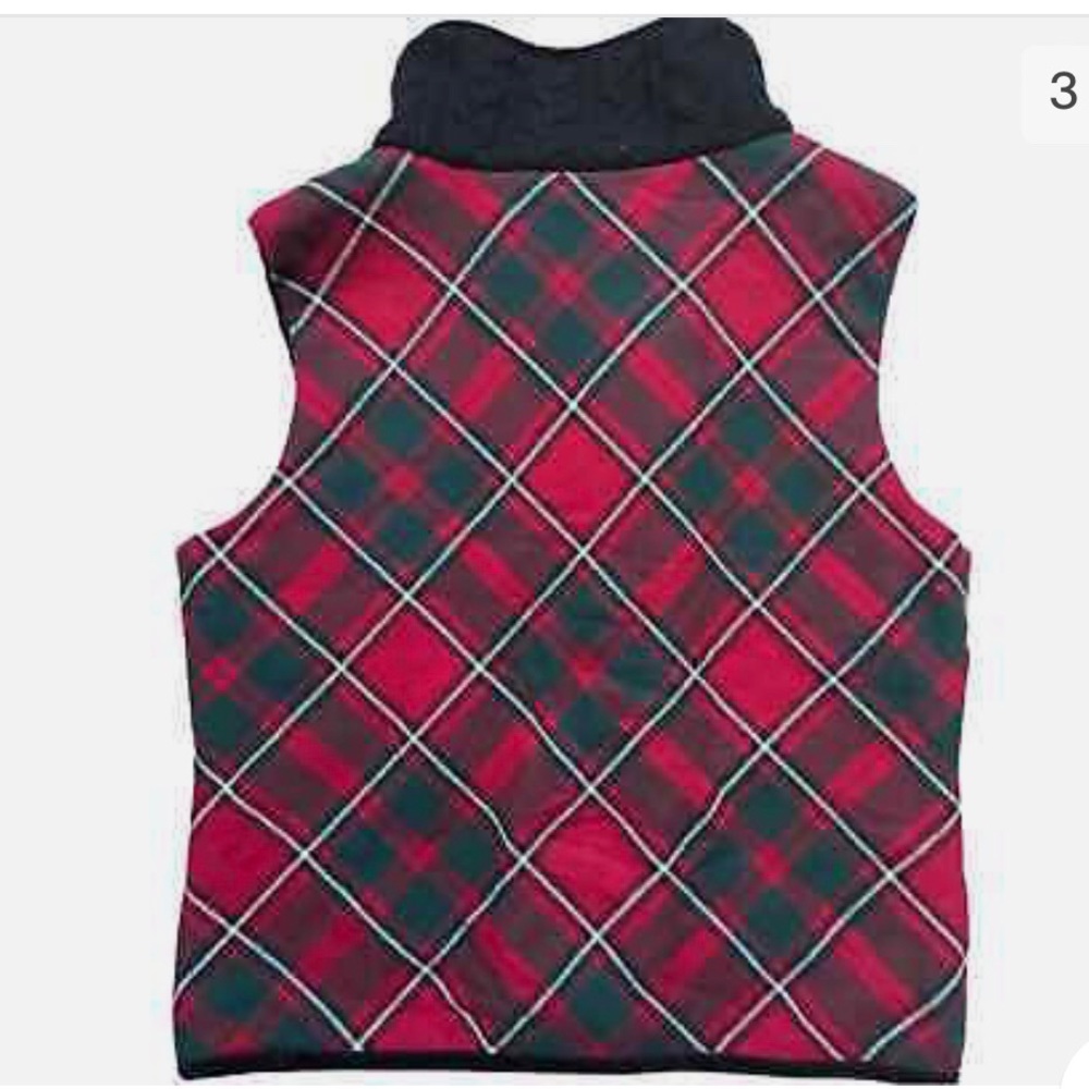 Pendleton Lambswool Cable Knit Black Front Red Gr… - image 5